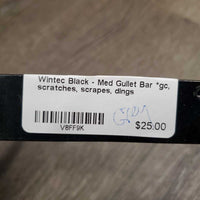 Black - Med Gullet Bar *gc, scratches, scrapes, dings
