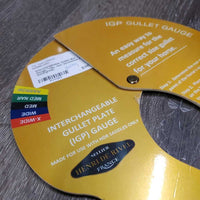 Interchangeable Gullet Bar - Plate Gauge *vgc, mnr scratches
