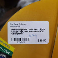 Interchangeable Gullet Bar - Plate Gauge *vgc, mnr scratches
