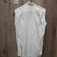 SL Show Shirt, Velcro Collar *xc, clean, older, seam puckers
