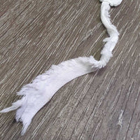 Cotton Stock Tie *gc, older, frayed ends, threads
