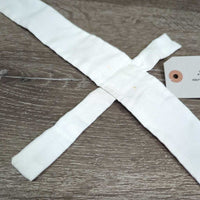 Cotton Stock Tie *gc, older, frayed ends, threads
