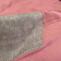 Vintage Side Zip Breeches, leather knees, ankle zips *vgc, mnr stains, threads, rubs & faded ankle edges
