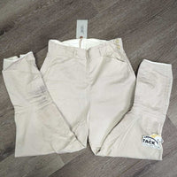 Vintage Hvy Side Zip Breeches *gc/fair, mnr puckers, threads & holes, unstitched seams, stains
