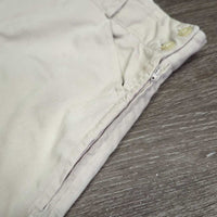 Vintage Hvy Side Zip Breeches *gc/fair, mnr puckers, threads & holes, unstitched seams, stains
