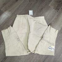 Vintage Side Zip Breeches *gc, older, stains, stretched & creased knees, pilly edges, undone stitching
