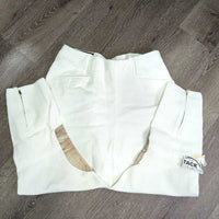 VINTAGE Side Zip Breeches, Leather Knee, ankle zips *vgc, mnr stains, threads & seam puckers
