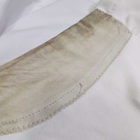 VINTAGE Side Zip Breeches, Leather Knee, ankle zips *vgc, mnr stains, threads & seam puckers
