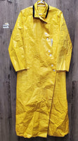Coated Canvas Raincoat - Slicker *vgc, mnr stains, older?, marker, clean

