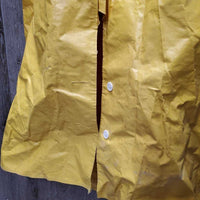 Coated Canvas Raincoat - Slicker *vgc, mnr stains, older?, marker, clean
