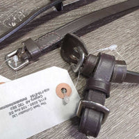 Leather Flash Attachment, 2x keepers, Buckle on Noseband Attachment *vgc/xc, clean, mnr dents, rubs & scrape
