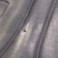 Thick Neoprene Closed Boots, velcro *gc/fair, dirty, faded, hairy, torn/frayed edges, rust, older, sm inside holes, slice
