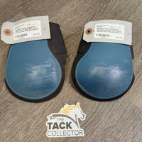 Open Front & Hind Boots, velcro *gc, scrapes, rubs, stains, mnr hair, dirty lining
