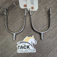 Flat Light Spurs *gc, clean, scuffs, rubs, older, scratches
