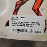 Cavalletti by Reiner Klimke *fair, stains, rubs, bent corners & edges, stiff, yellowing, inscribed