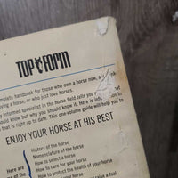 Top Form Book of Horse Care by Frederick Harper *gc, yellowed, torn & rubbed edges & corners, inscribed