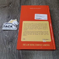 The Horse & the Law by C.L. Pannam, 2nd Edition *
