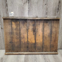 Barnwood Wood Slat Paint Horse in Snow Artwork *vgc, faded? dusty, dings