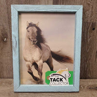 Grulla Running Horse Photo - Print, Barn Wood Frame *xc
