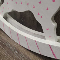 Craft Project Wood Cut out Rocking Horse *vgc, rubs, stains