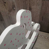 Craft Project Wood Cut out Rocking Horse *vgc, rubs, stains