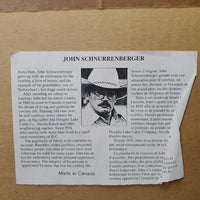 "Break of Dawn" Horses & Cowboys Painting - Print by John Ralph Schnurrenberger *vgc, dirt/film