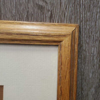 Kids & Hobby Horse Print, Wood Frame *xc
