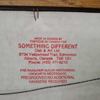 Kids & Hobby Horse Print, Wood Frame *xc