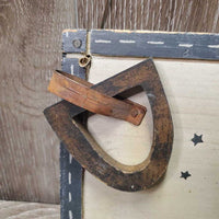 Wood Sign "Welcome ... to where we Stirrup a Little Fun" *vgc, chipped edges, stains?gunk