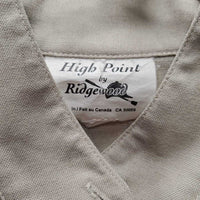 LS HVy Show shirt, Button Collar *vgc, mnr snags, seam puckers