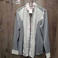 LS Show Shirt, Snap Collar *vgc
