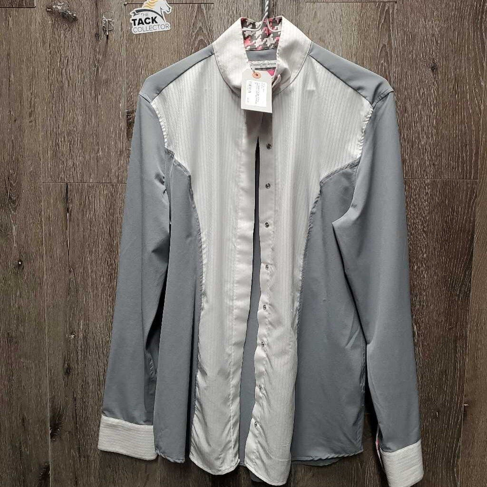 LS Show Shirt, Snap Collar *vgc