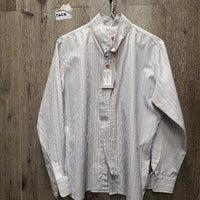 LS Show Shirt, 1x collar *vgc, older, puckers
