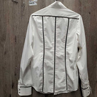 LS Show Shirt, magnet collar *vgc, seam puckers, older
