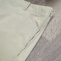 Side Zip Breeches *gc/fair, older, stains, knees: v.stretched? & stuck hay
