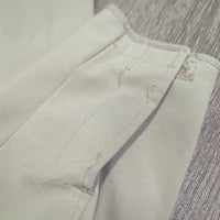 Side Zip Breeches *gc/fair, older, stains, knees: v.stretched? & stuck hay
