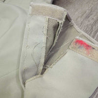 Side Zip Breeches *gc/fair, undone stitching, discolored seat, v.pilly inside, v..clumpy knees, older
