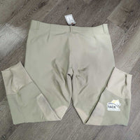 Side Zip Hvy Breeches *gc, older, v.pilly knees, stains, snags, shrunk?

