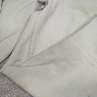 Side Zip Breeches *gc/fair, undone stitching, discolored seat, pilly inside, stretched knees, older, hairy velcro
