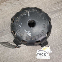 Clip On Grazing Muzzle Basket Only, 4 straps *gc, mnr dirt, residue, frays, rubs
