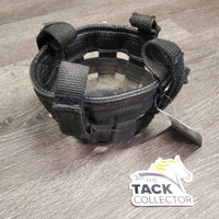 Clip On Grazing Muzzle Basket Only, 4 straps *gc, mnr dirt, residue, frays, rubs
