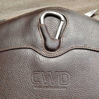 Lg Belly Girth, 2x els, Caribiner *xc, clean, sharp nameplate screws, elastic: mnr stains & stretched