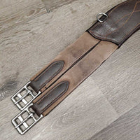 Lg Belly Girth, 2x els, Caribiner *xc, clean, sharp nameplate screws, elastic: mnr stains & stretched
