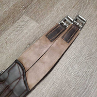 Lg Belly Girth, 2x els, Caribiner *xc, clean, sharp nameplate screws, elastic: mnr stains & stretched