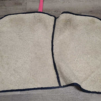 Homemade? Fleece Lined Jumper Pad *gc, older, hair, pills, stains, dusty, threads
