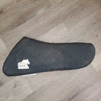 Foam Lined Half Pad, Front Inserts, Cotton Cover *gc, faded, dirt, hairy, crumbly inserts, older