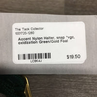 Nylon Halter, snap *vgc, oxidization
