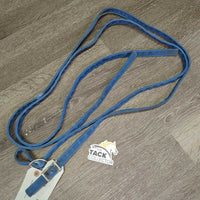 Narrow Hvy Nylon Web Split Reins, 2 Conways *fair, clean, stains, older, faded, puckered/wavy, stiff, rubs

