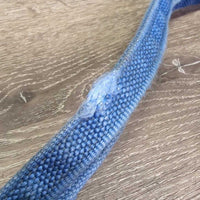 Narrow Hvy Nylon Web Split Reins, 2 Conways *fair, clean, stains, older, faded, puckered/wavy, stiff, rubs
