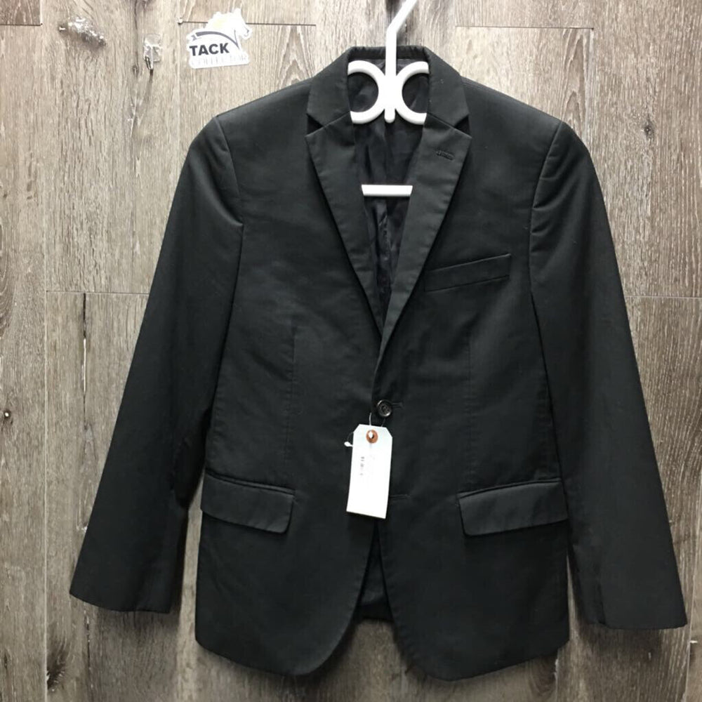 BOYS Show Jacket *gc/fair, shrunk?, puckers, loose pbuttons, hair, crinkles